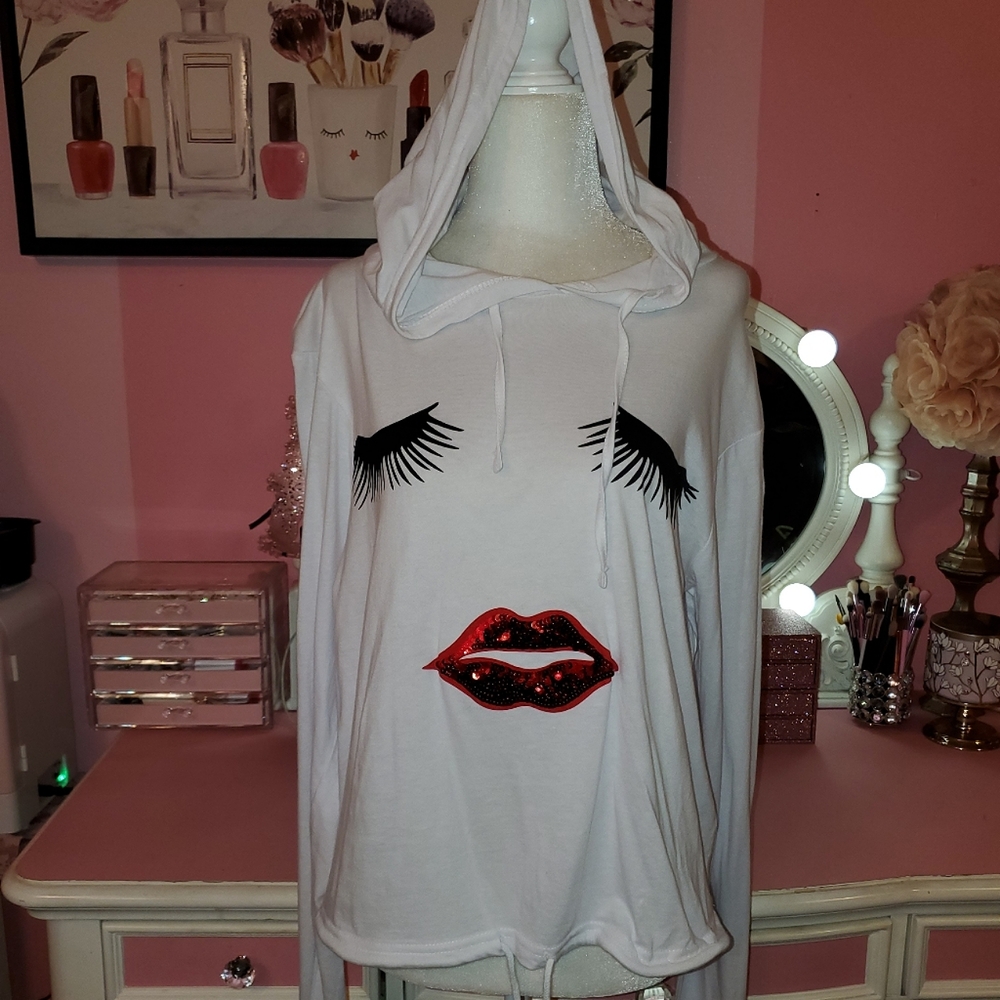 ❤💋 Makeup glam thin sweater (1X)